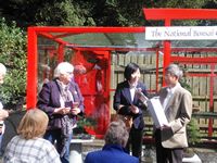 Presentation time at the 2017 open day.